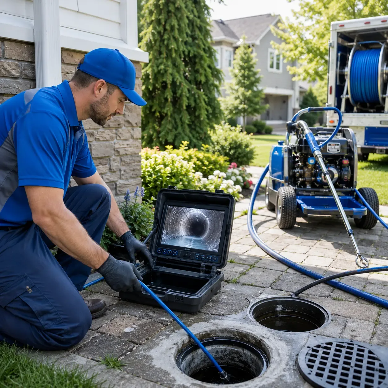 Outdoor drain cleaning professionals serving Petros, TN